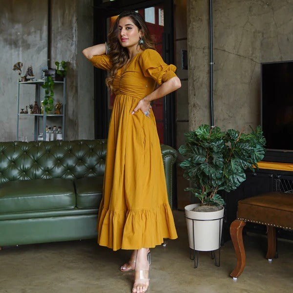 Classic Mustard Maxi