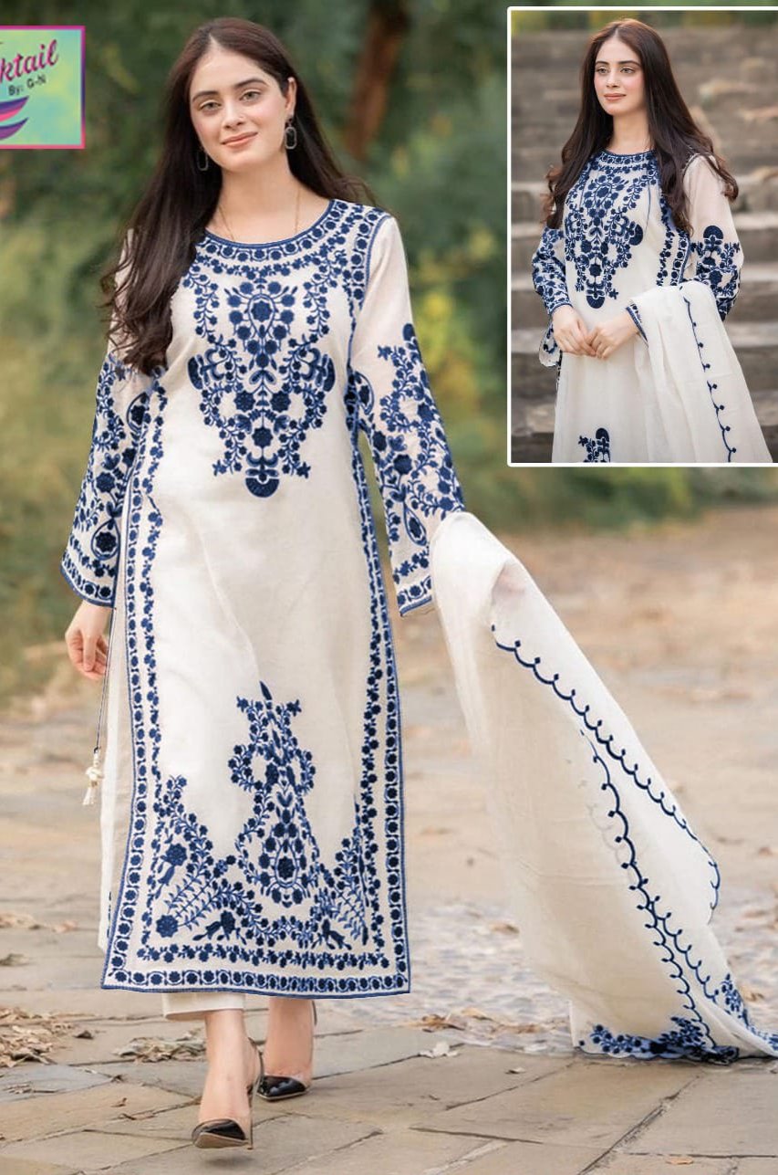 JASMIN 3 Pc Stitched Heavy Embroidered Suit